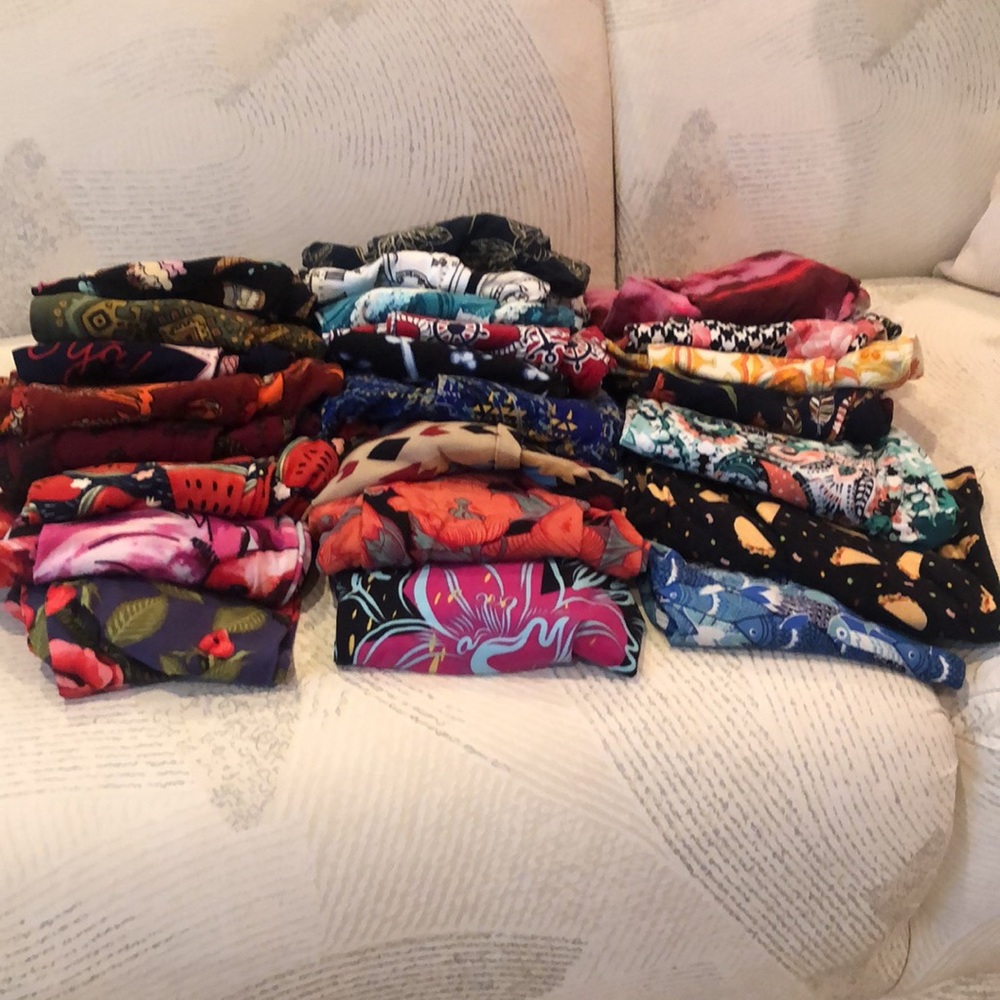 LOOK! Lularoe One Size leggings. 15 different patterns available! 1 tween size